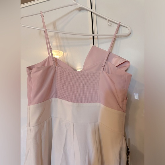 Express Statement Bow Pink Jumpsuit/Pantsuit - Picture 6 of 8